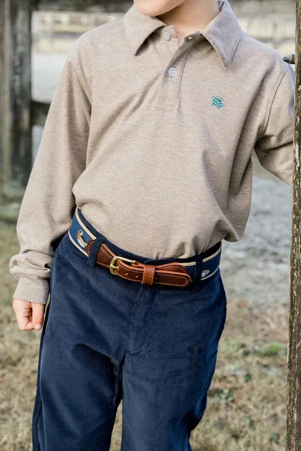 BOYS NAVY CORD PANT