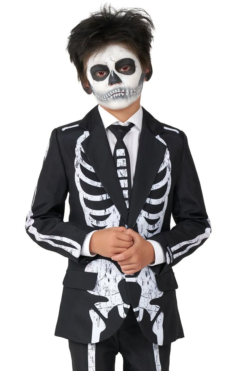 Boys SuitMeister Skeleton Grunge Halloween Suit