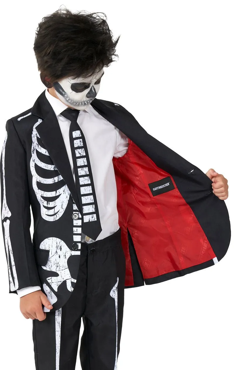 Boys SuitMeister Skeleton Grunge Halloween Suit