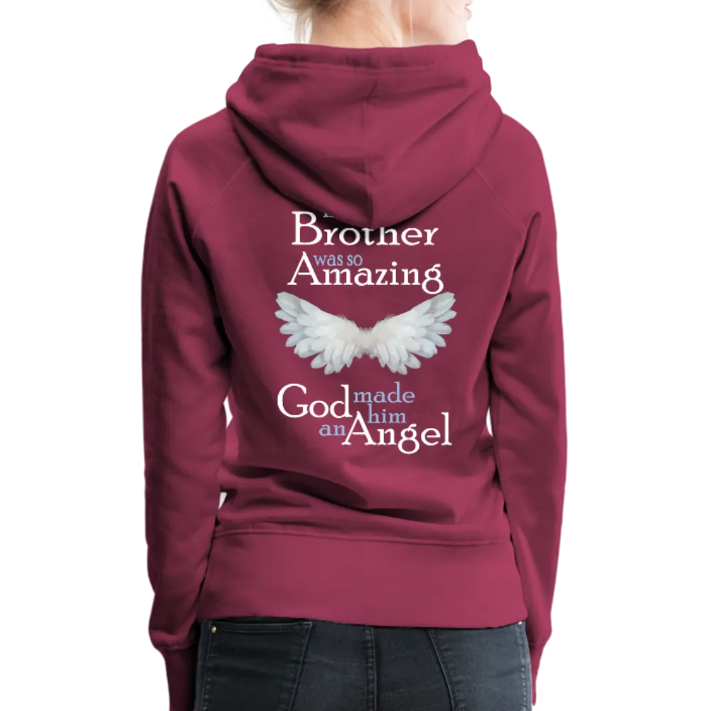 Brother Amazing Angel Women’s Premium Hoodie (CK1619)
