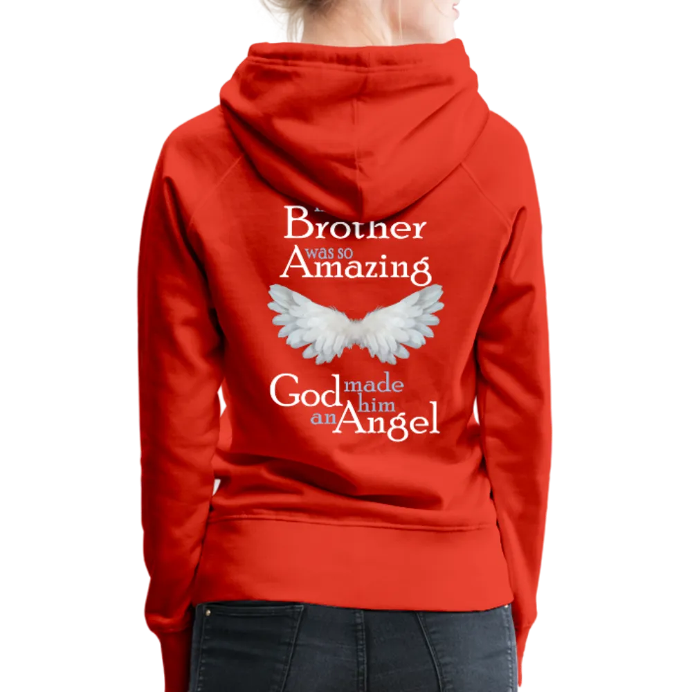 Brother Amazing Angel Women’s Premium Hoodie (CK1619)