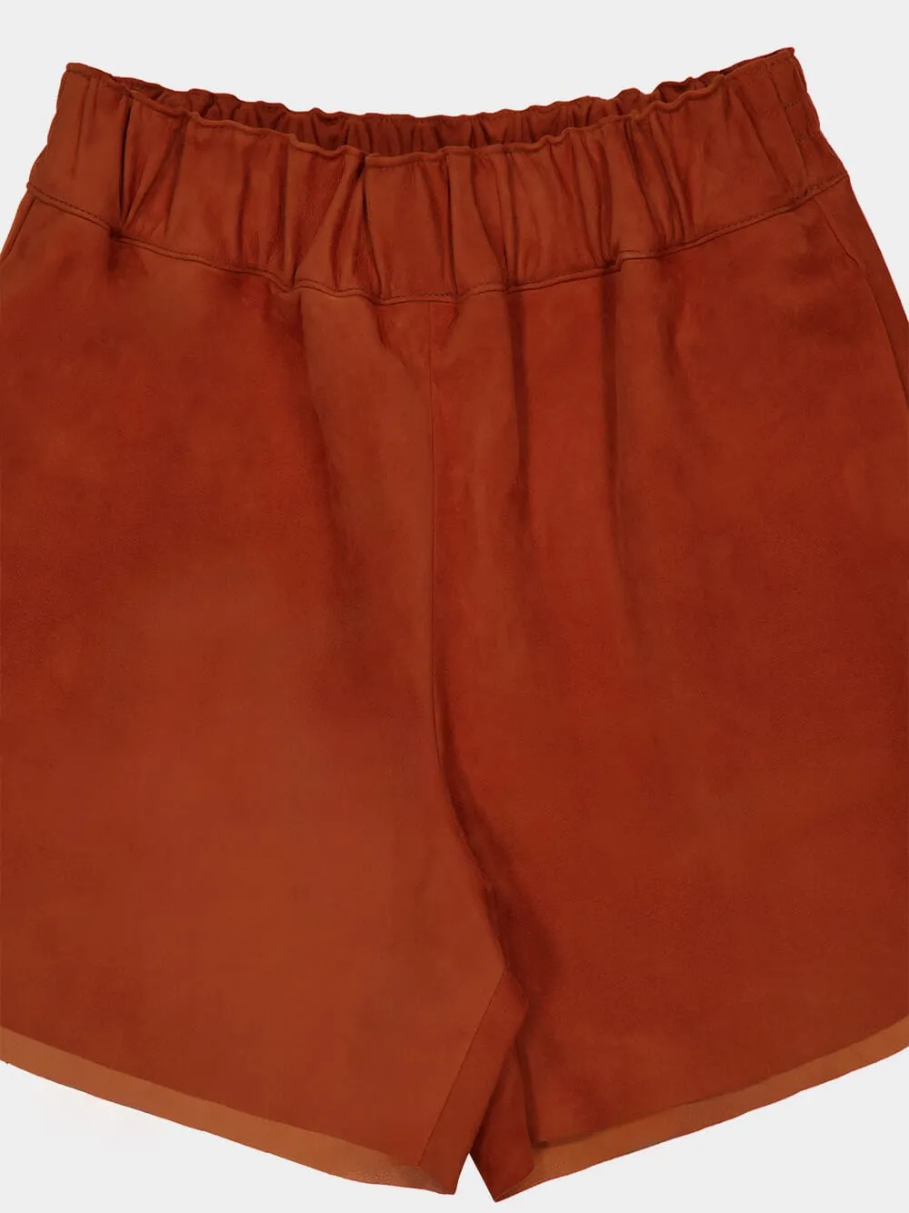 Calcita Cinnamon Stick Suede Shorts