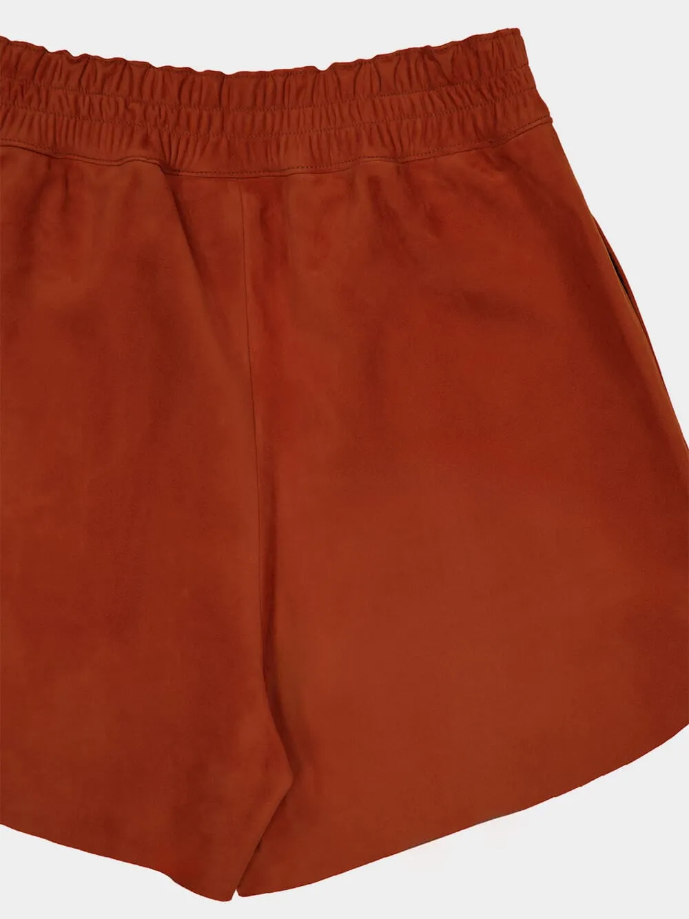Calcita Cinnamon Stick Suede Shorts