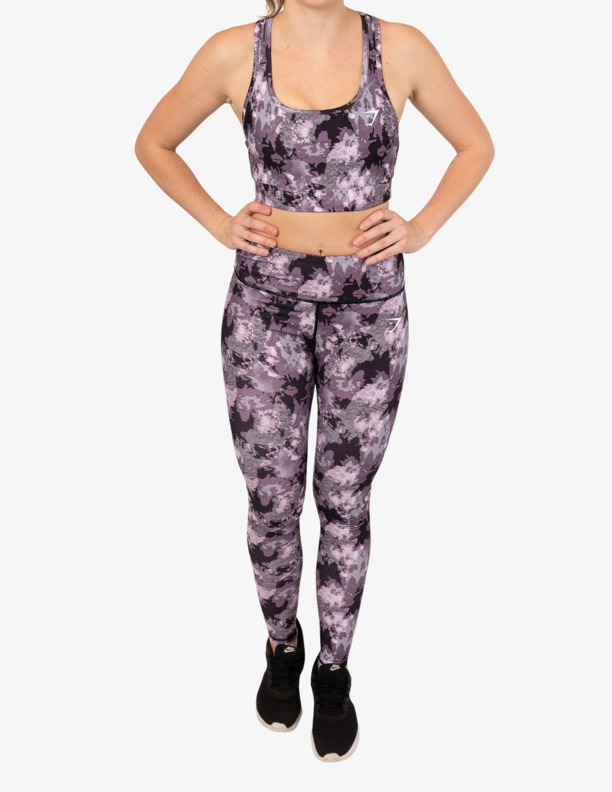 Camo Printed Leggings Pink