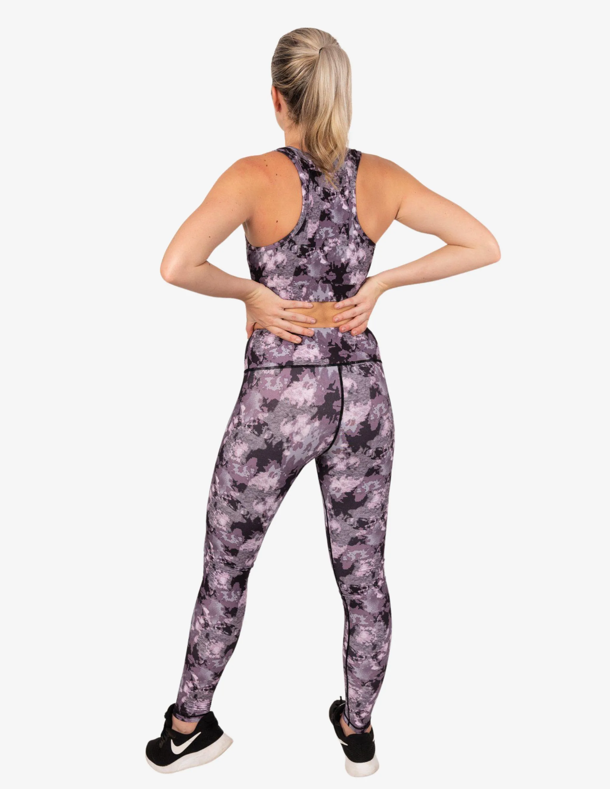 Camo Printed Leggings Pink