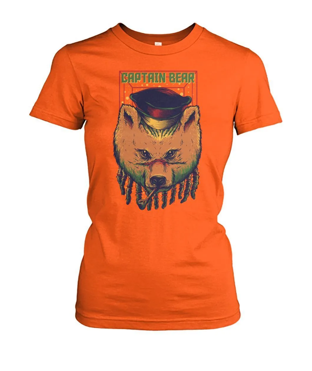 Captain Bear Women's Crew Tee