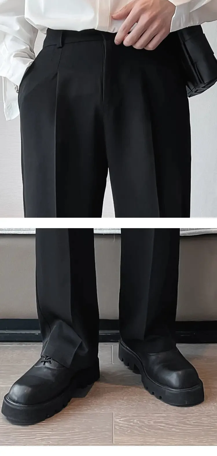 Casual Wide Leg Trousers For Men