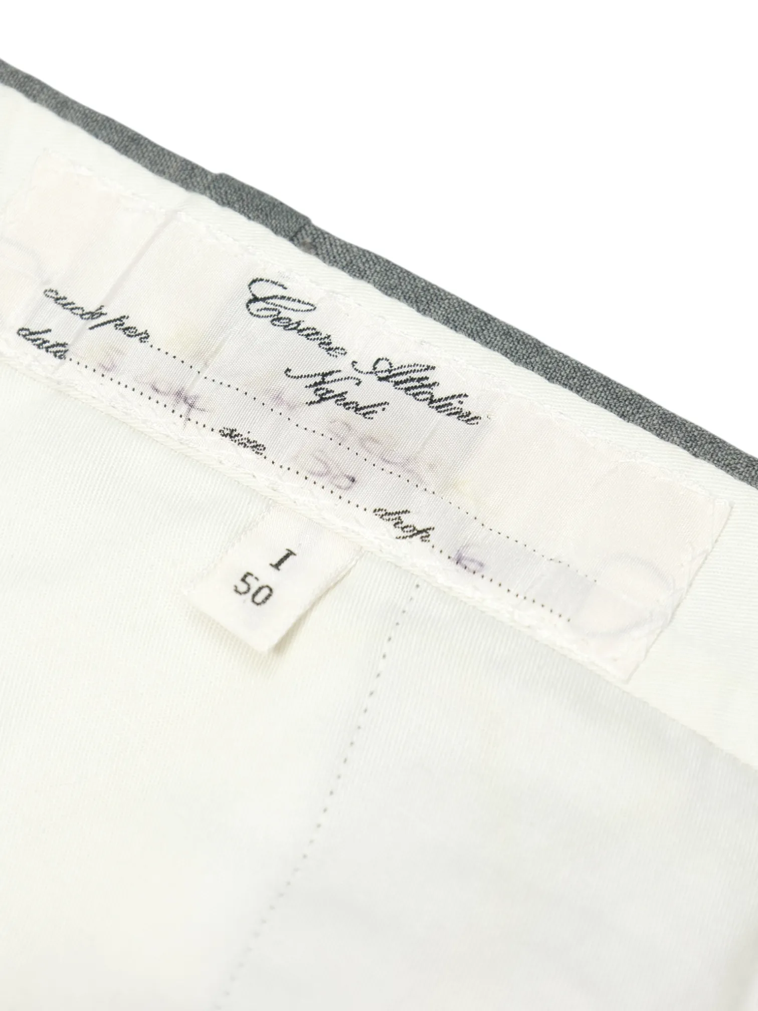 Cesare Attolini Grey Super 150's Sartorial Trousers