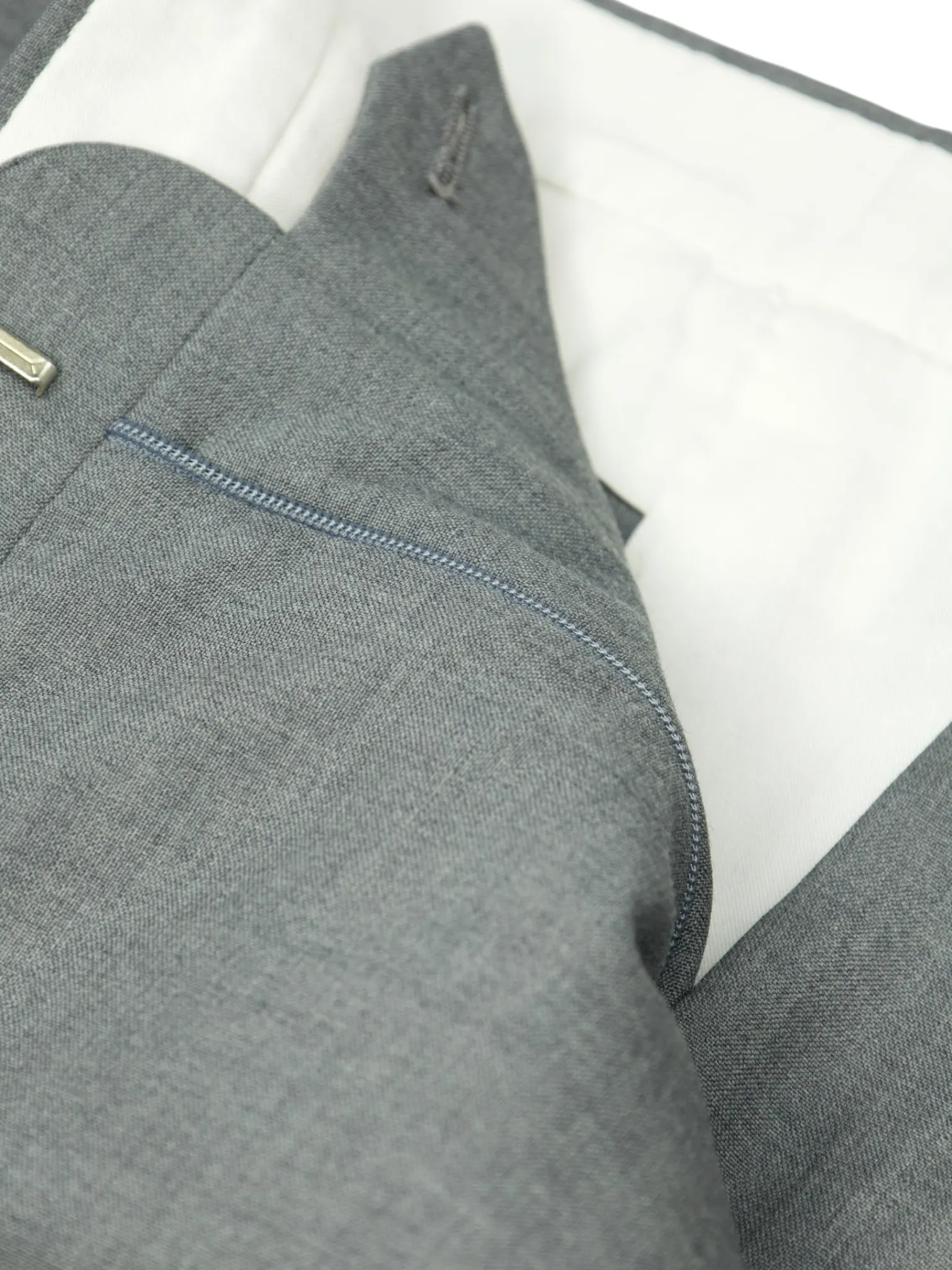 Cesare Attolini Grey Super 150's Sartorial Trousers