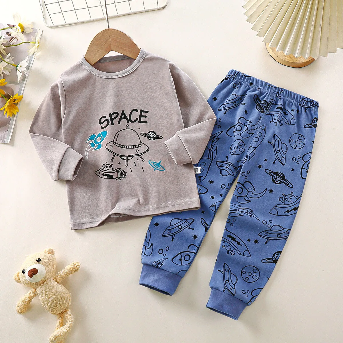 Cotton Autumn New Boys' Pajamas Suit