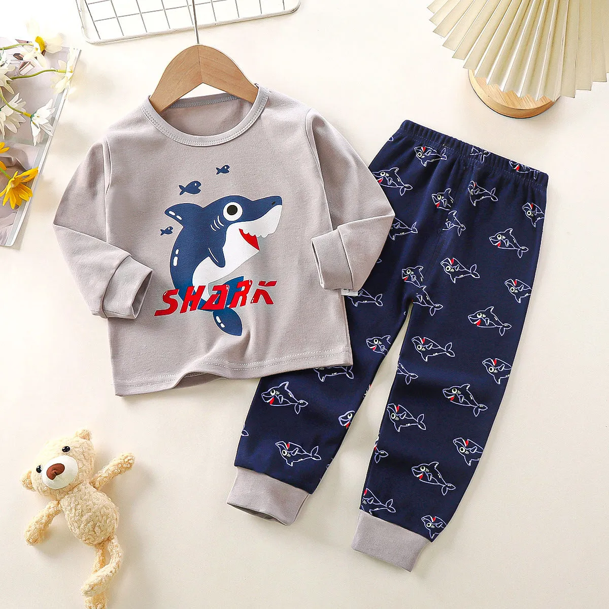Cotton Autumn New Boys' Pajamas Suit