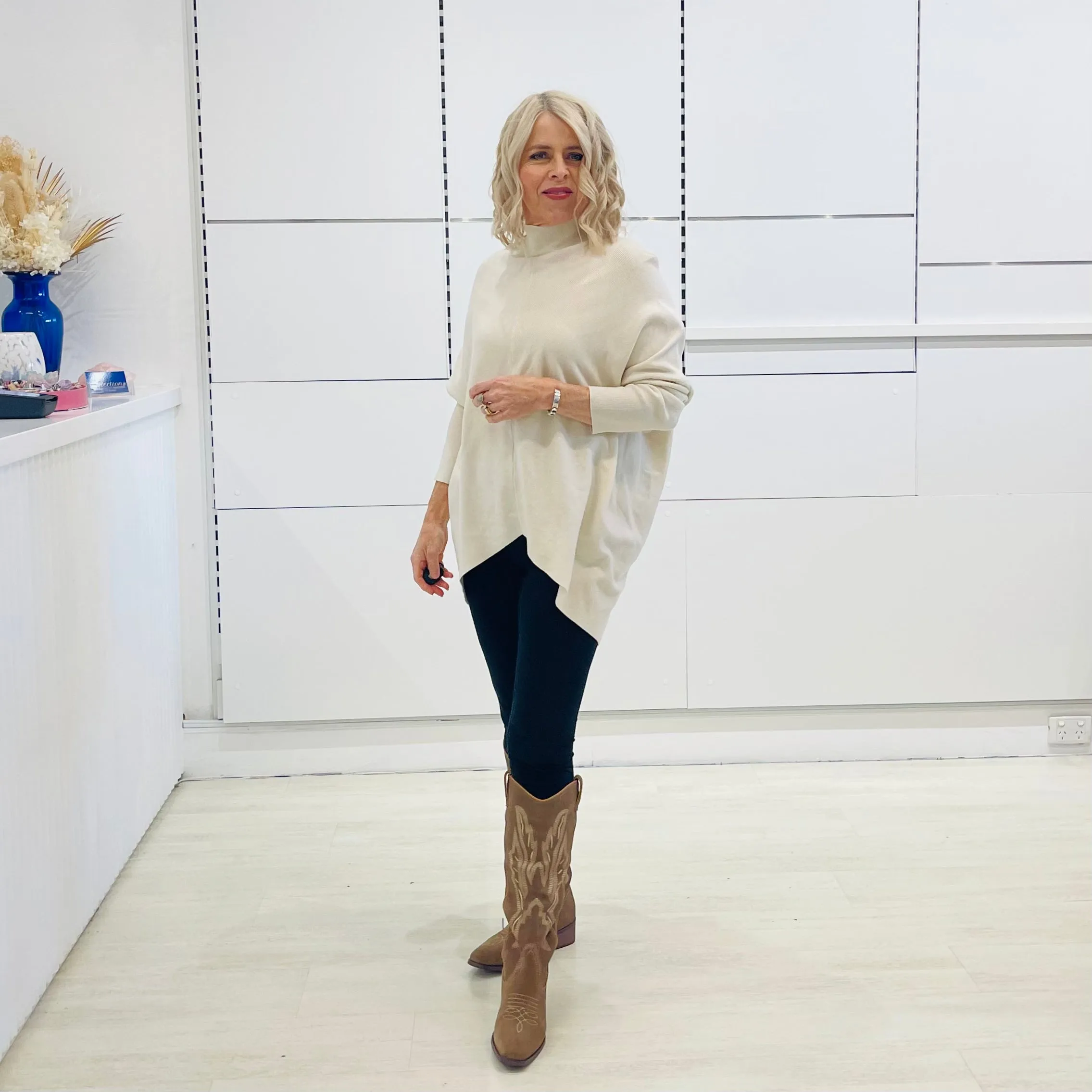 Cream Luxe Knit Jumper