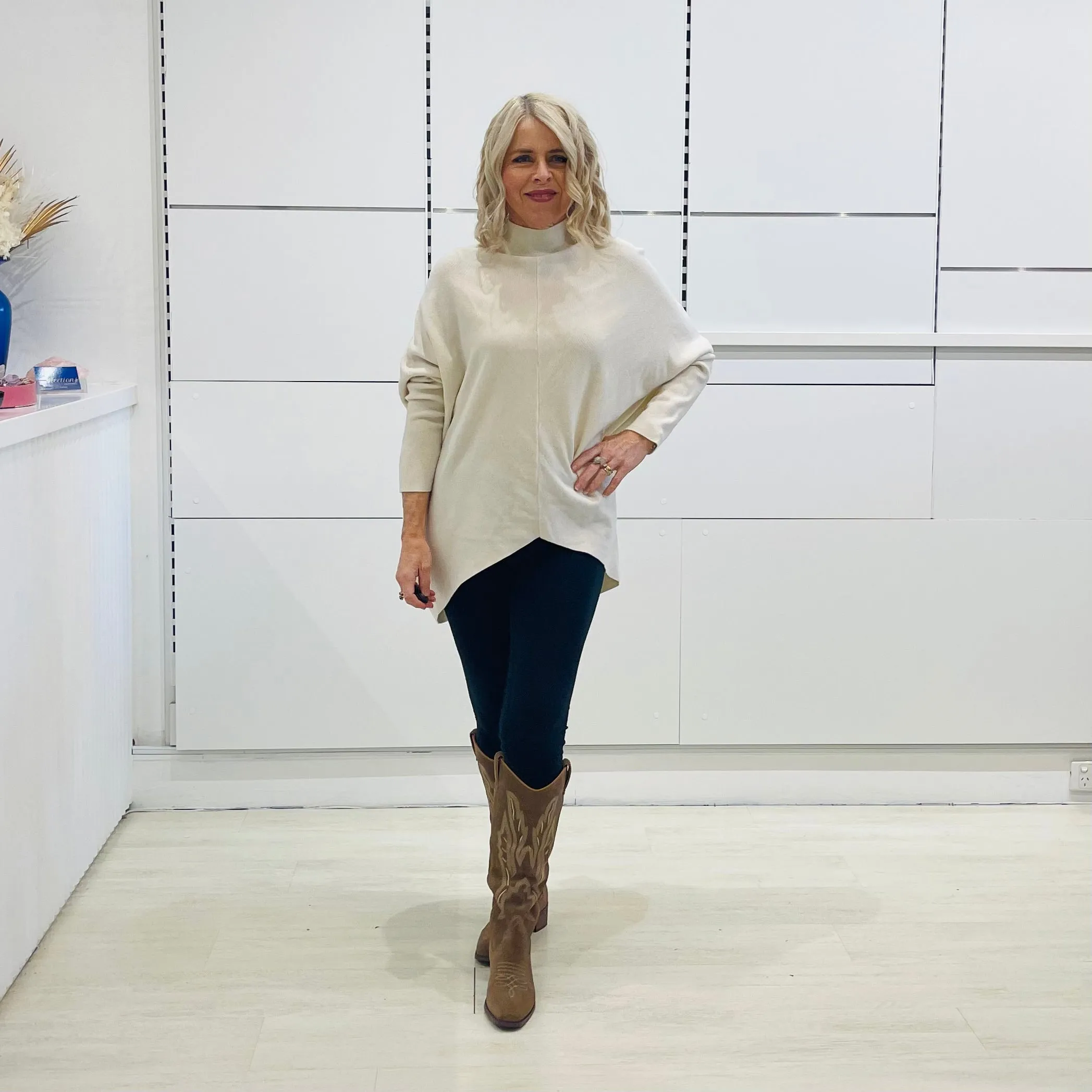 Cream Luxe Knit Jumper