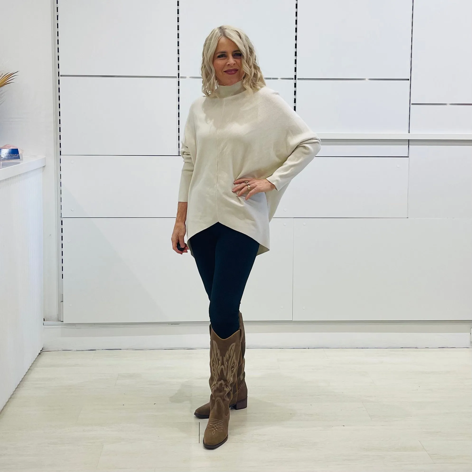 Cream Luxe Knit Jumper