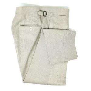 Cream Mesh Trousers