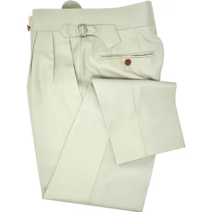 Cream wool trouser