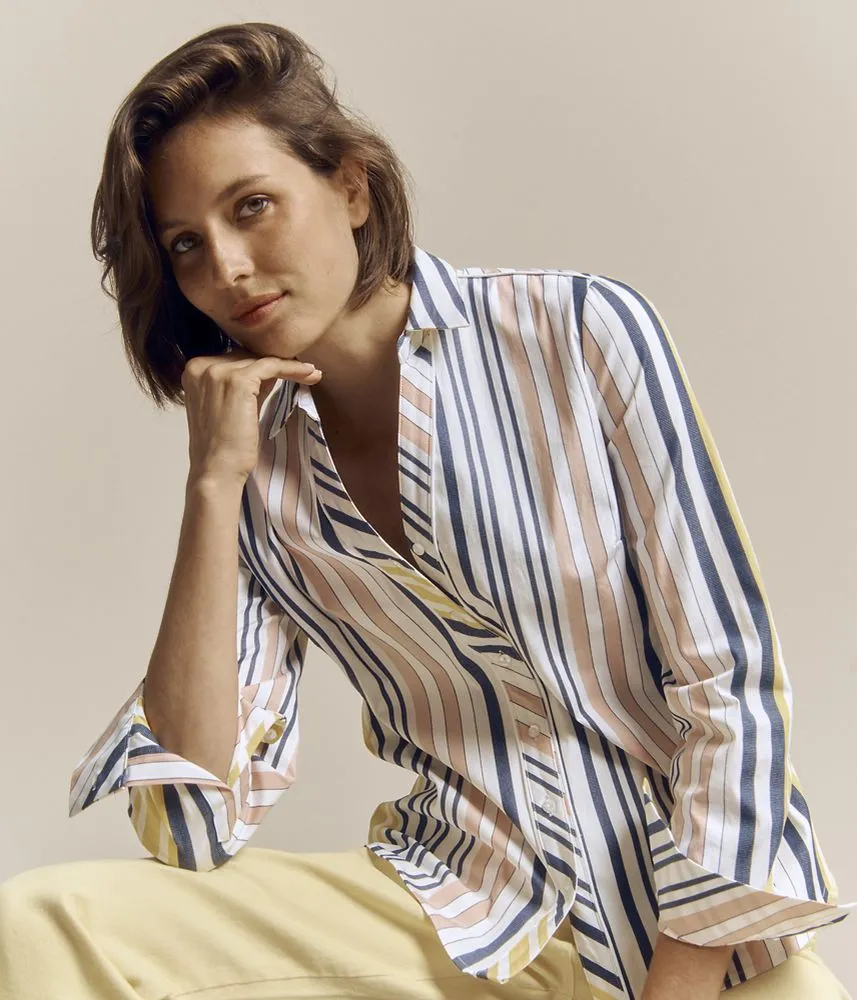 CRIPOP STRIPED BLOUSE