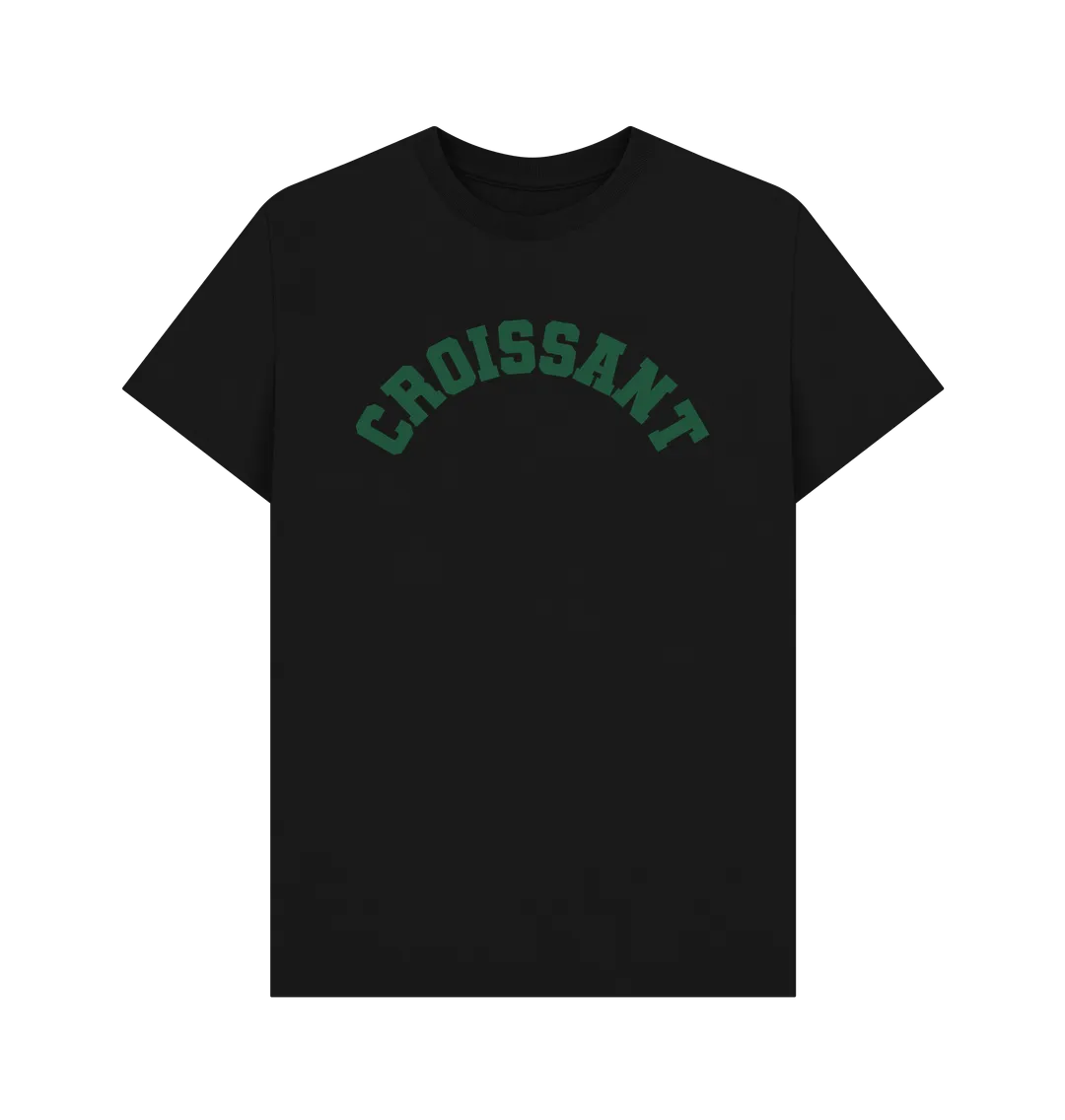 Croissant varsity unisex t-shirt