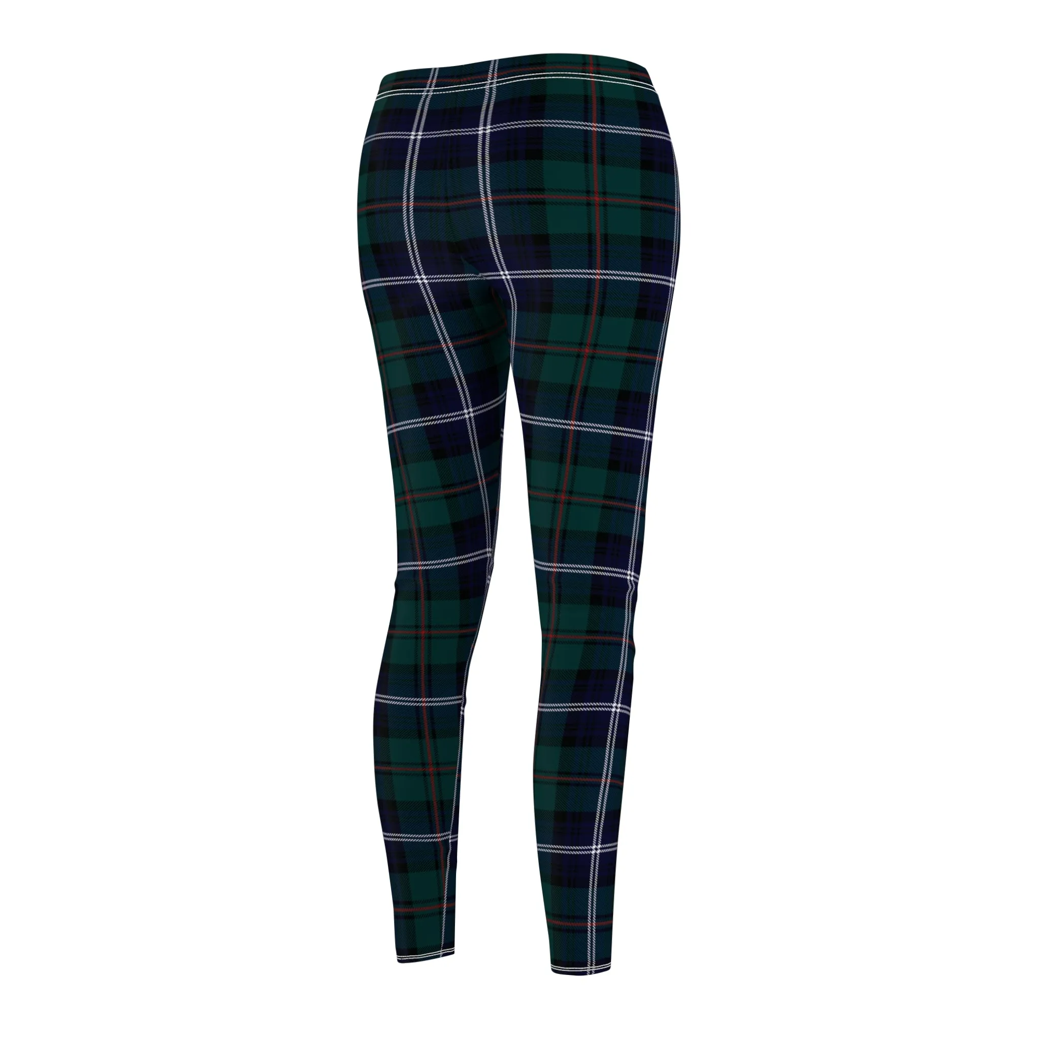 Custom Tartan Plaid Womens Leggings Stretch Yoga Pants - Saiko Studio