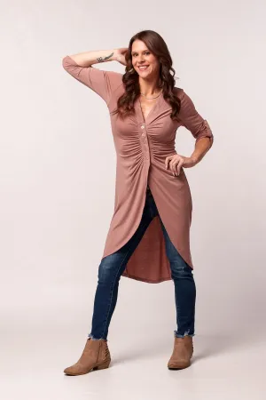 Cute and Classy High Low Button Down Top