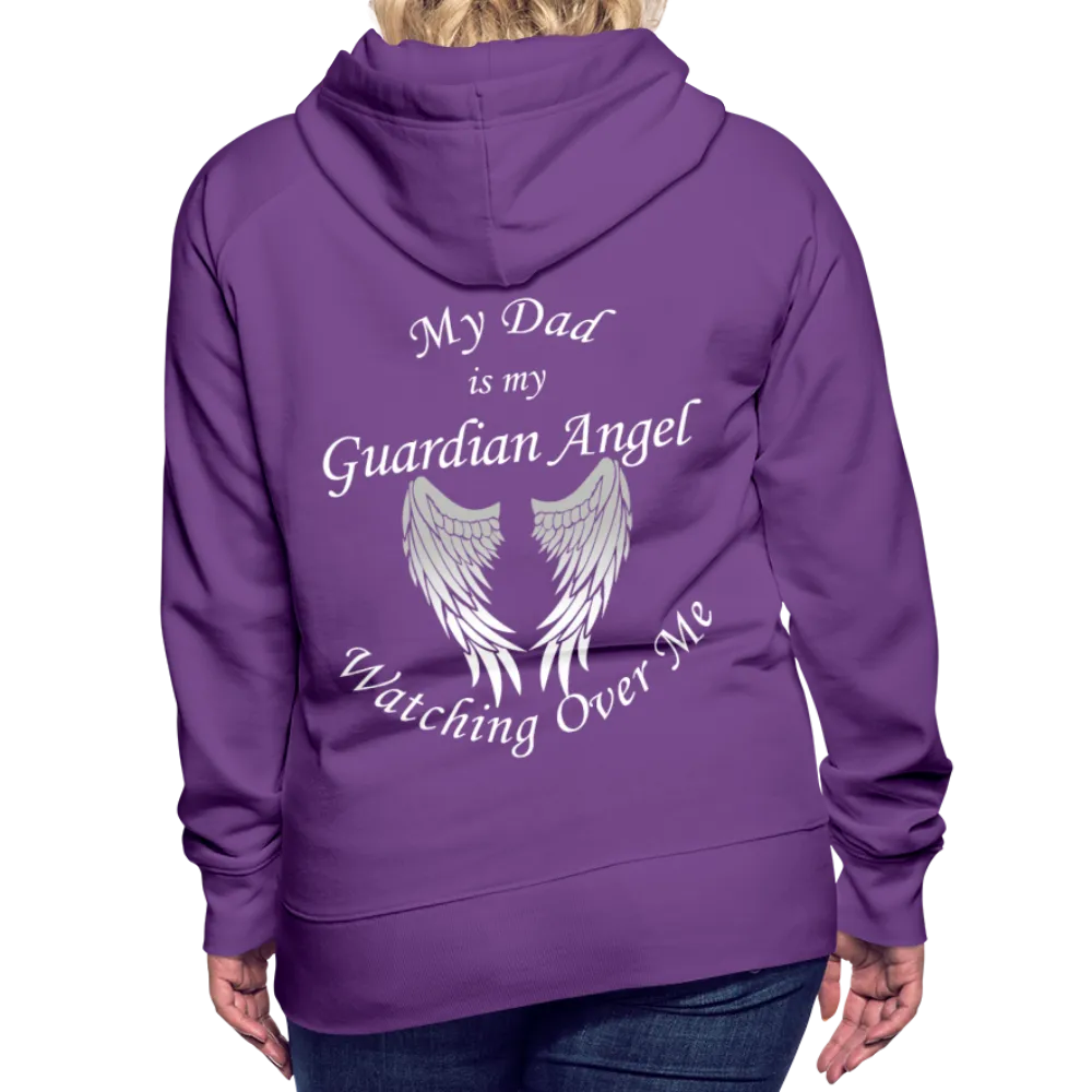 Dad Guardian Angel Women’s Premium Hoodie (Ck1401WL)