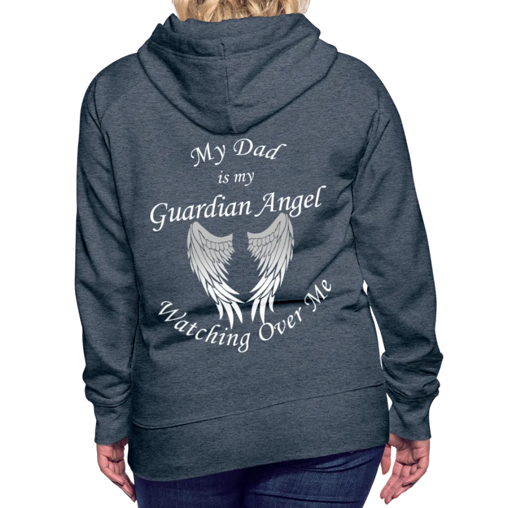 Dad Guardian Angel Women’s Premium Hoodie (Ck1401WL)