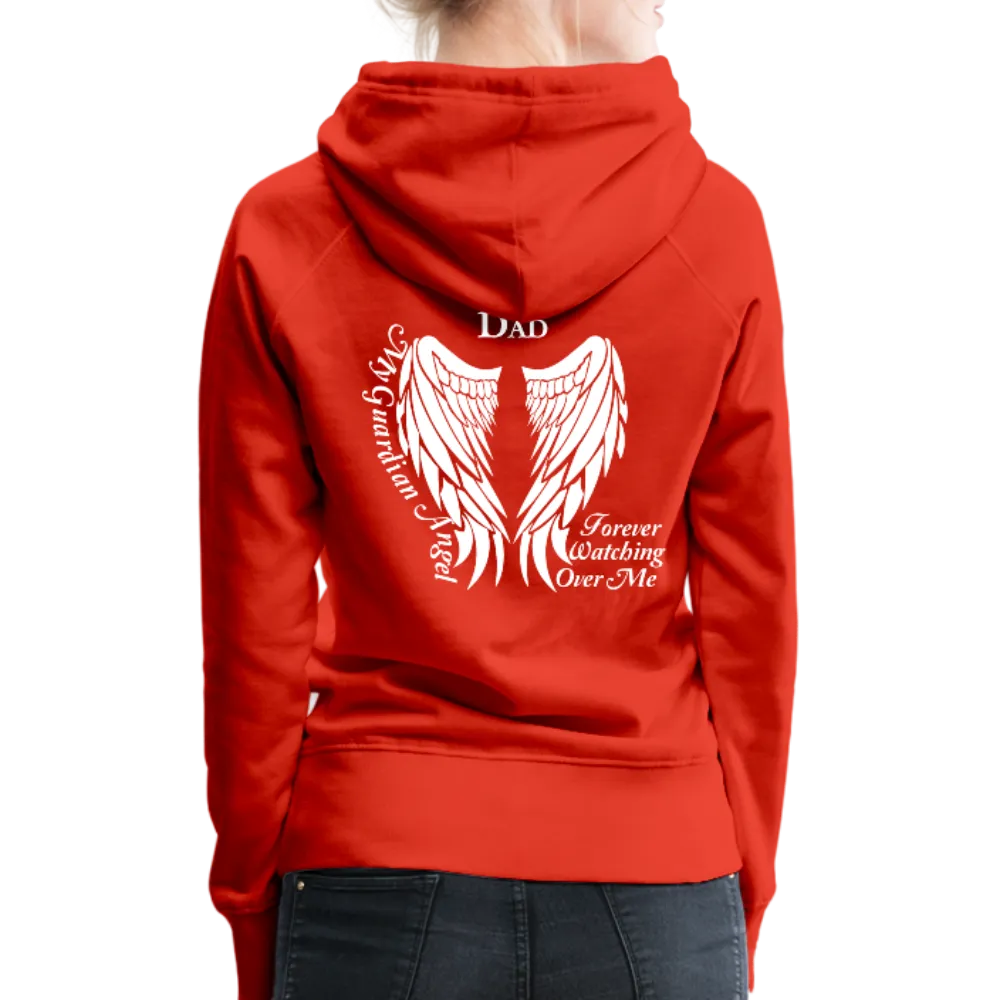 Dad Guardian Angel Women’s Premium Hoodie (CK1451)
