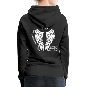 Dad Guardian Angel Women’s Premium Hoodie (CK1451)
