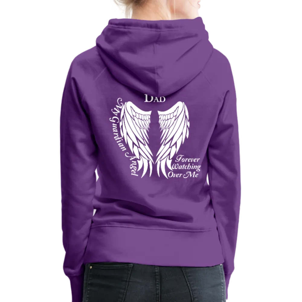Dad Guardian Angel Women’s Premium Hoodie (CK1451)