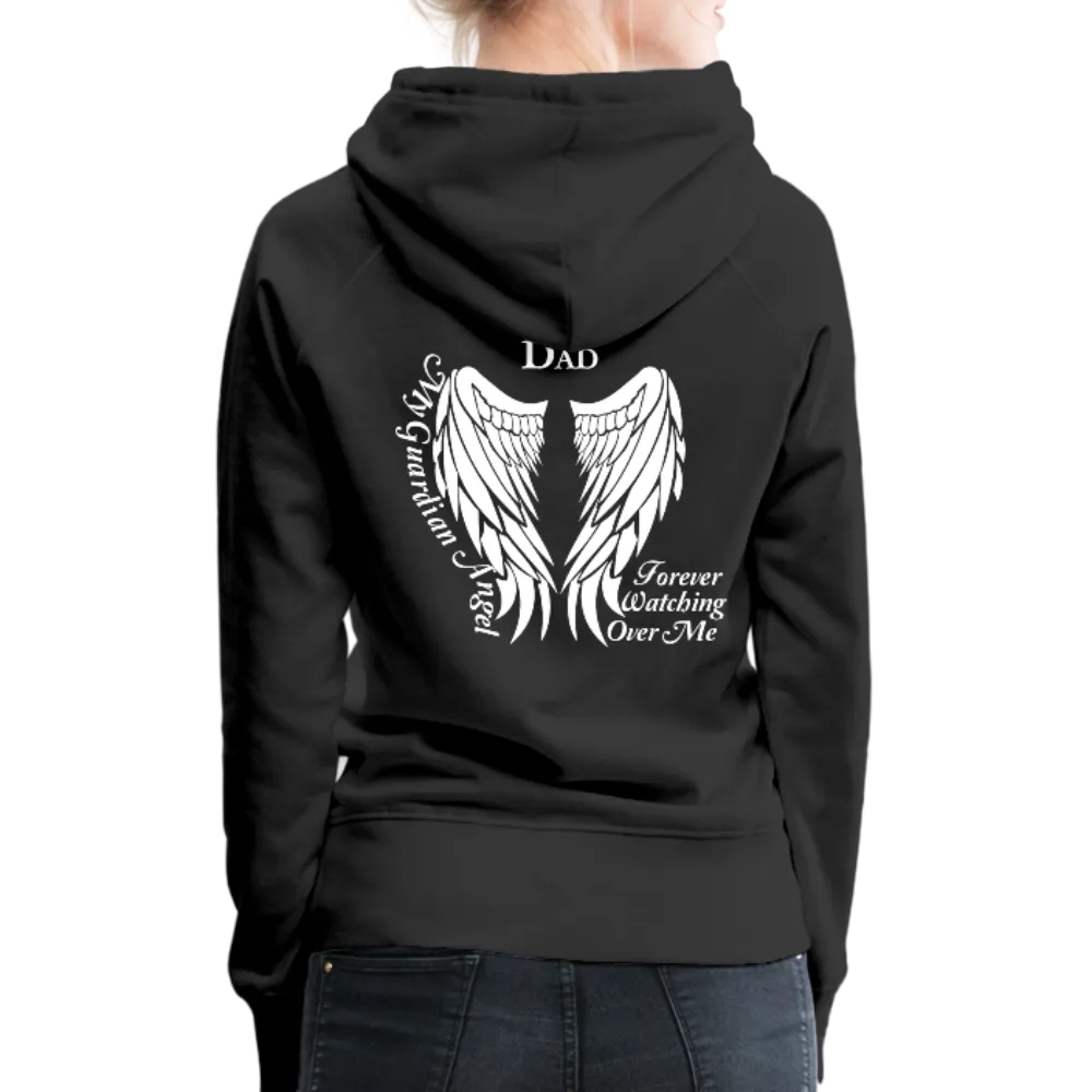 Dad Guardian Angel Women’s Premium Hoodie (CK1451)