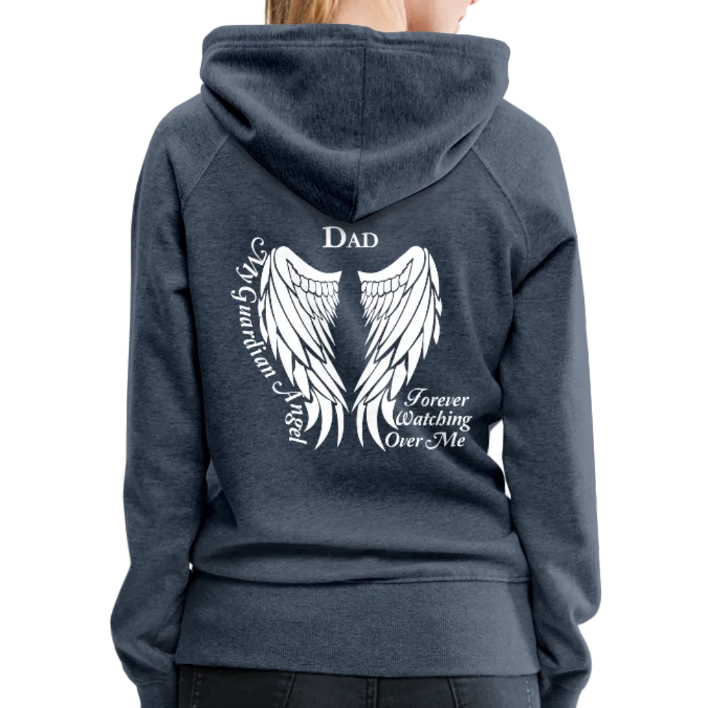 Dad Guardian Angel Women’s Premium Hoodie (CK1451)