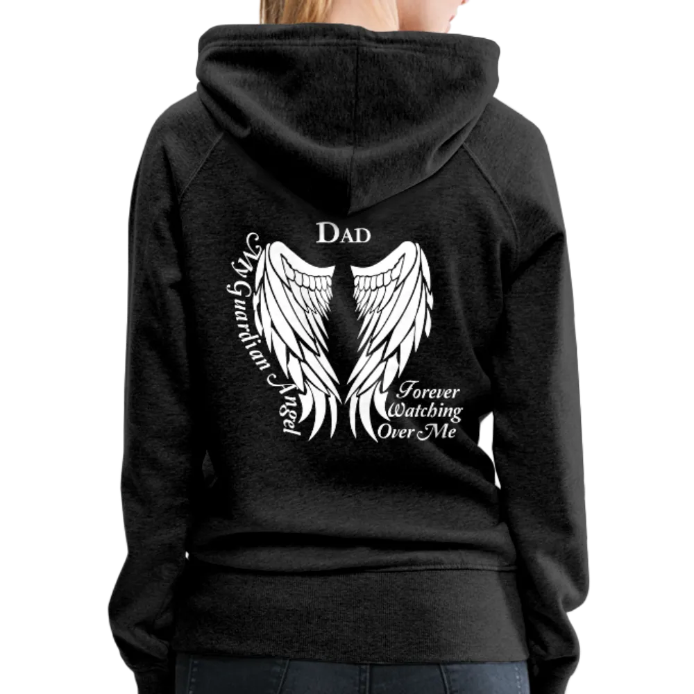 Dad Guardian Angel Women’s Premium Hoodie (CK1451)