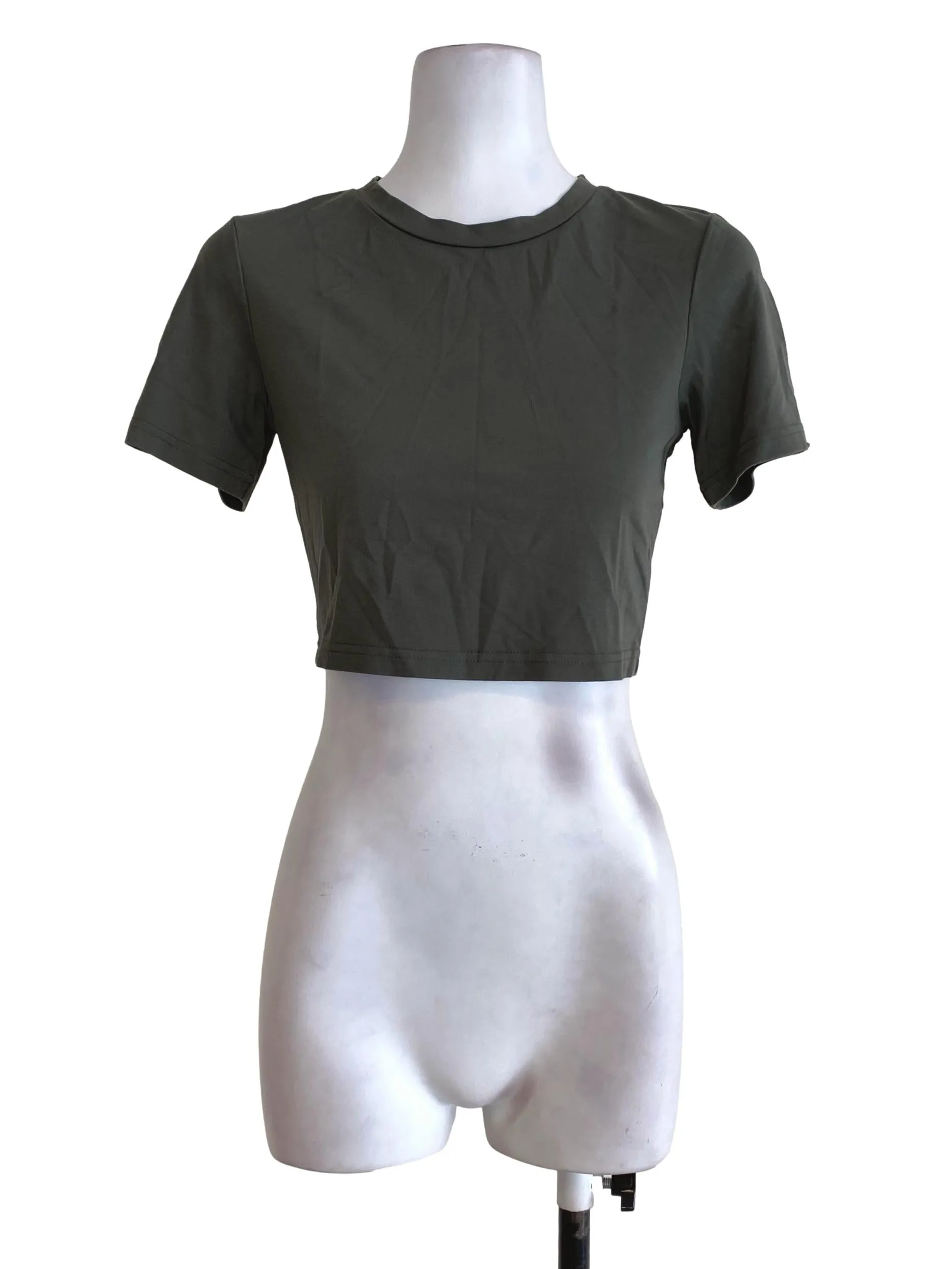 Dark Green Baby Tee TTR