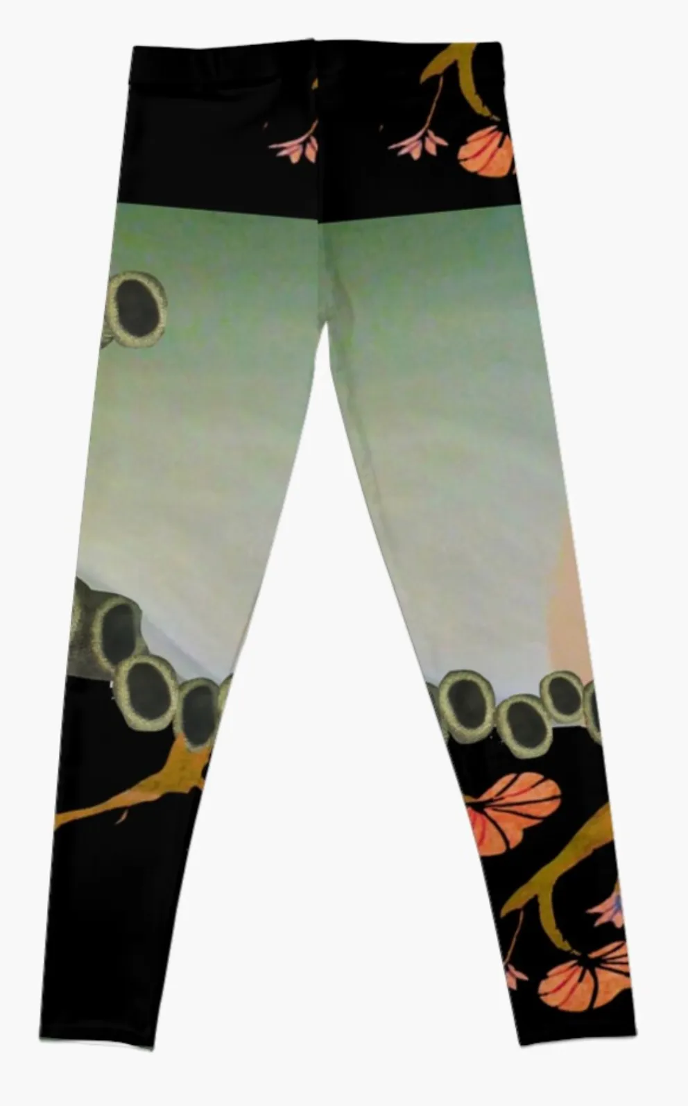Designer Leggings  - Black Forest Mud