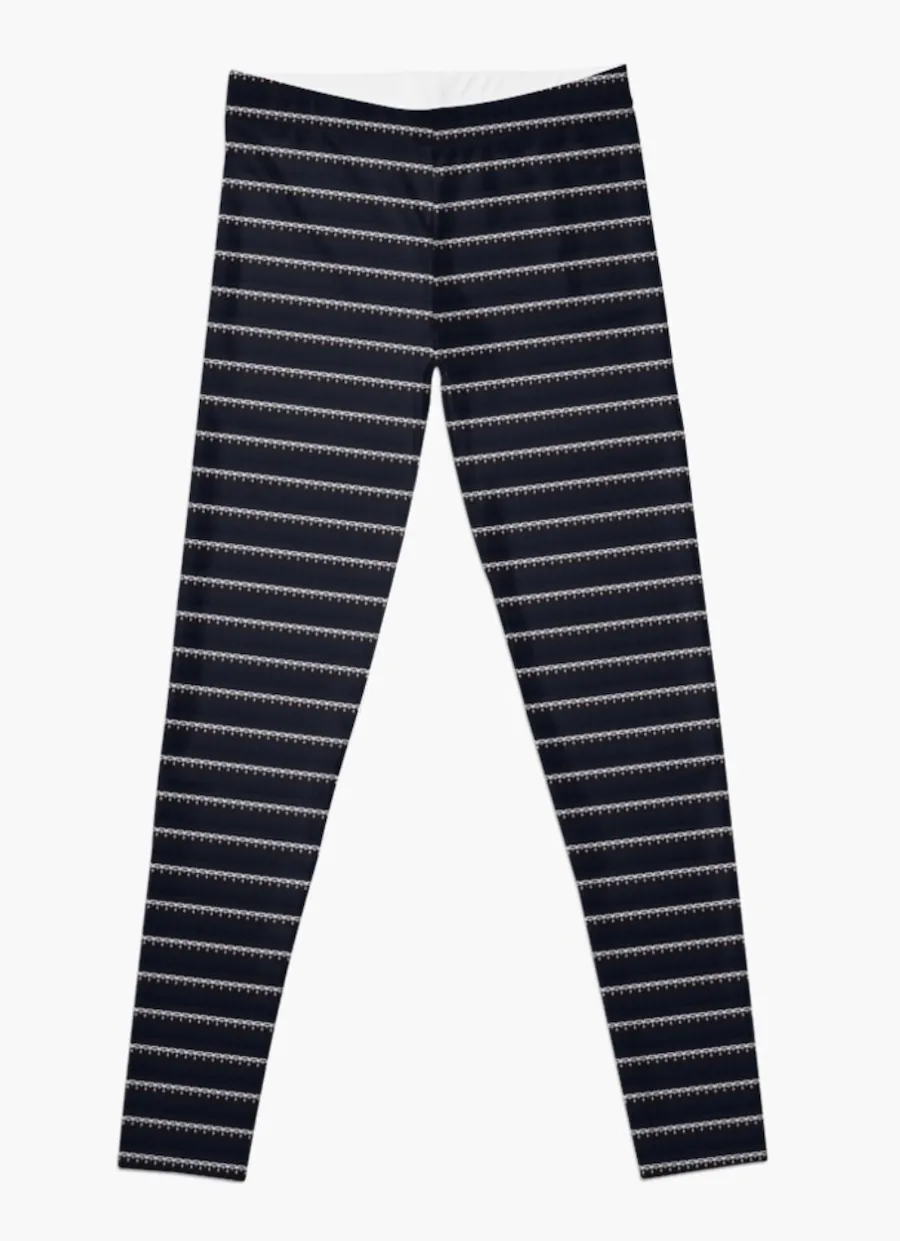Designer Leggings  - Pipe Lines