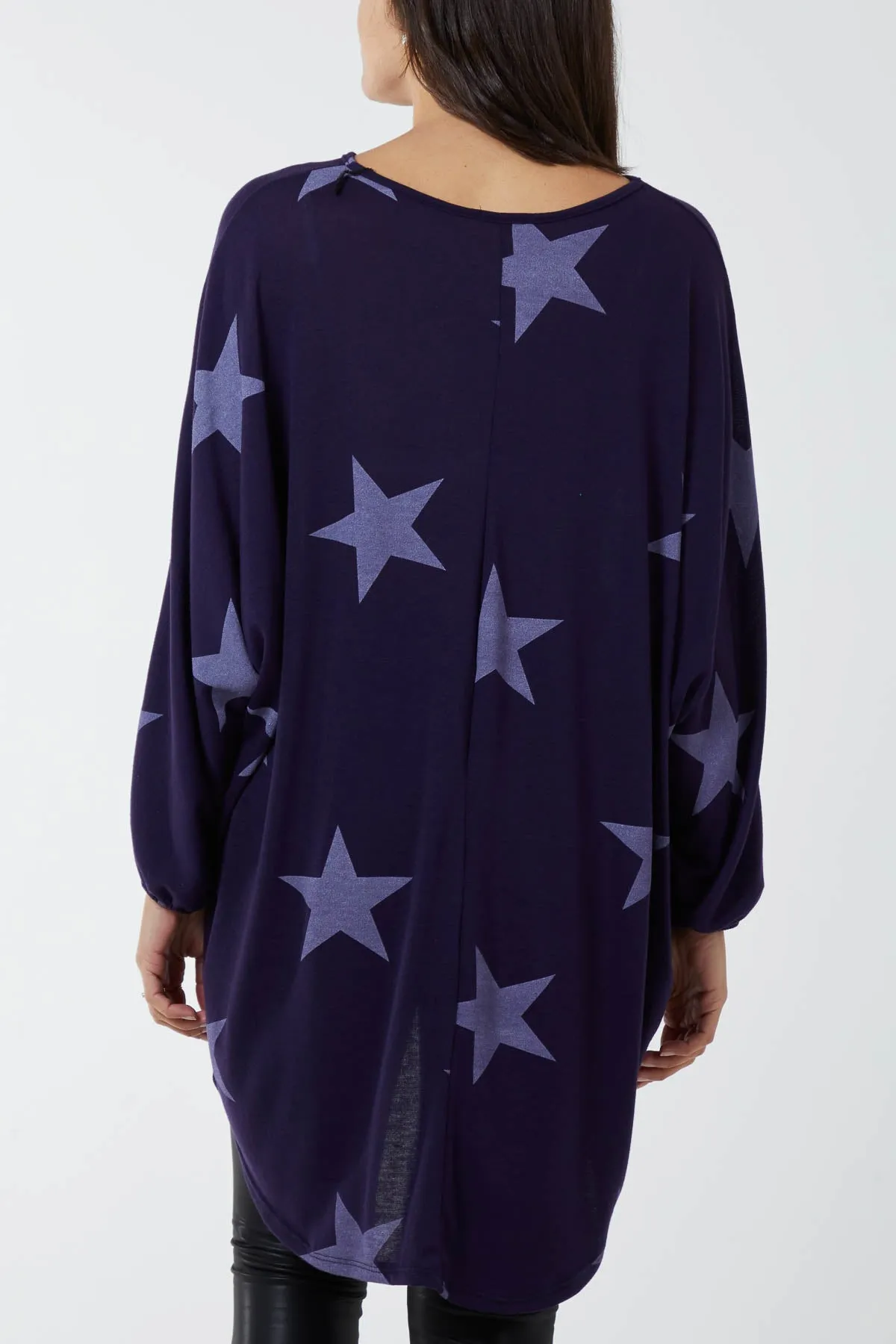 Dip Hem Asymmetric Star Top