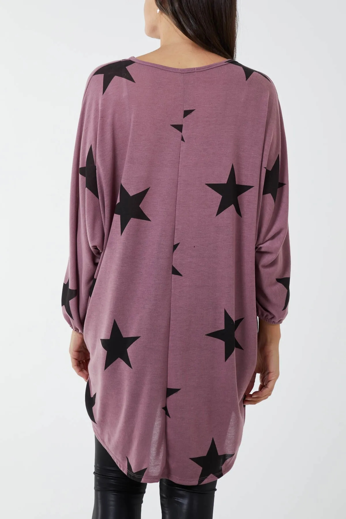 Dip Hem Asymmetric Star Top