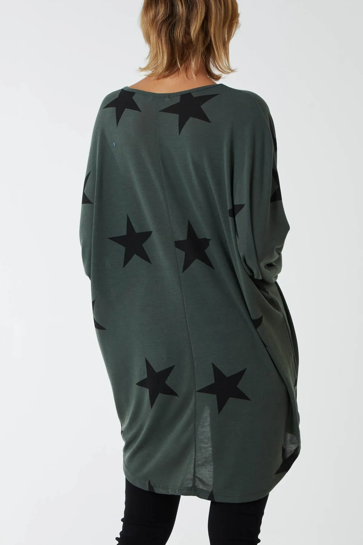 Dip Hem Asymmetric Star Top