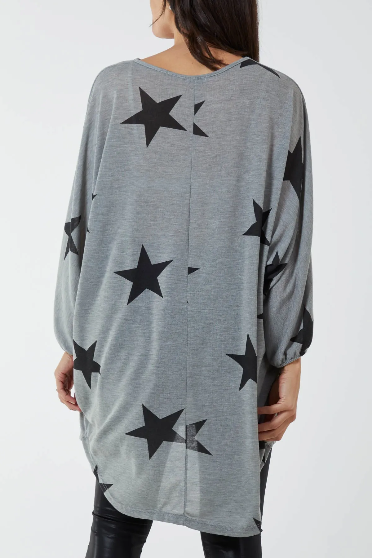 Dip Hem Asymmetric Star Top