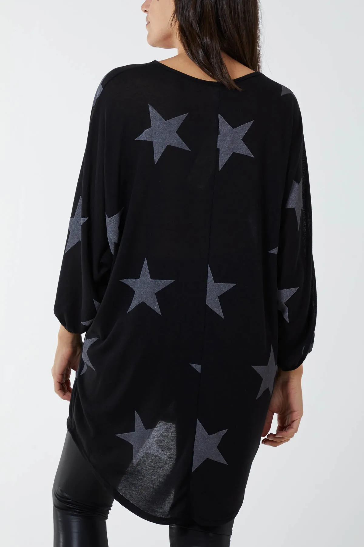 Dip Hem Asymmetric Star Top