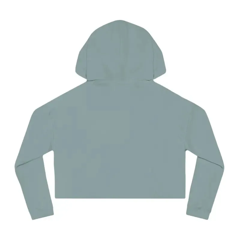 Dive in Panda Paint Splatter Cropped Hooded Sweatshirt