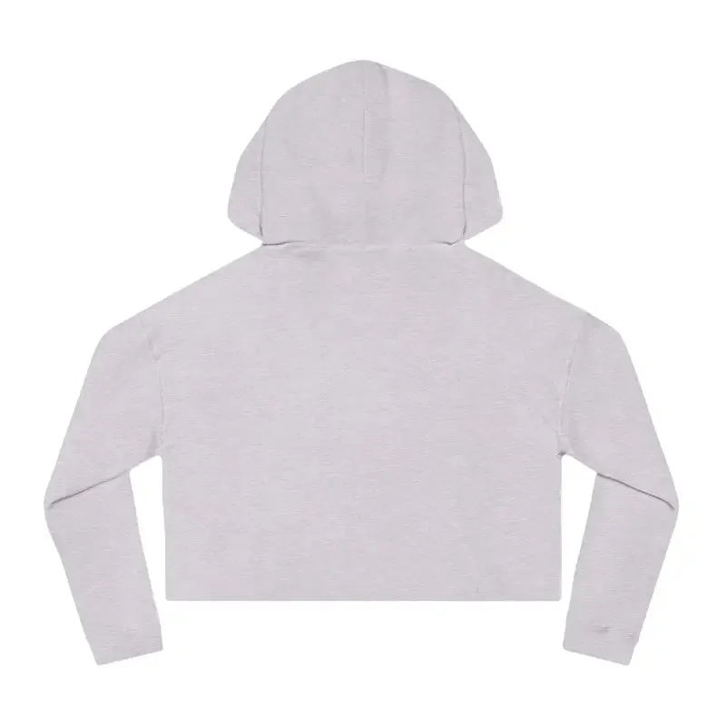 Dive in Panda Paint Splatter Cropped Hooded Sweatshirt