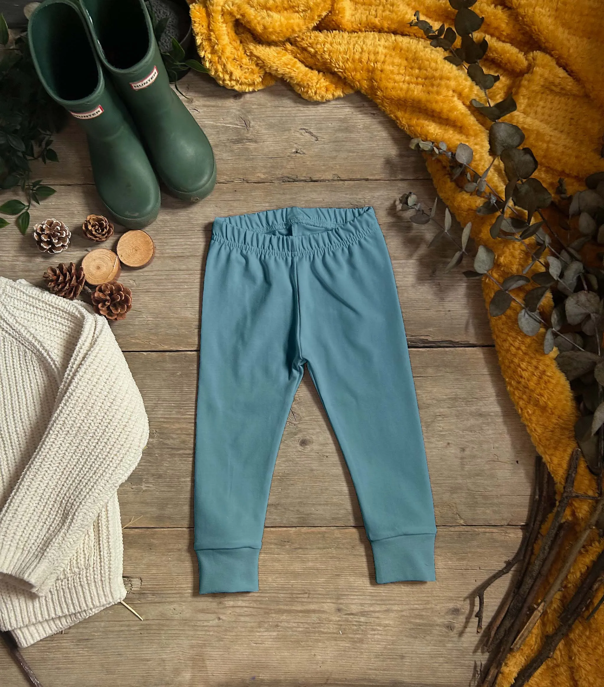Dusky Blue Leggings