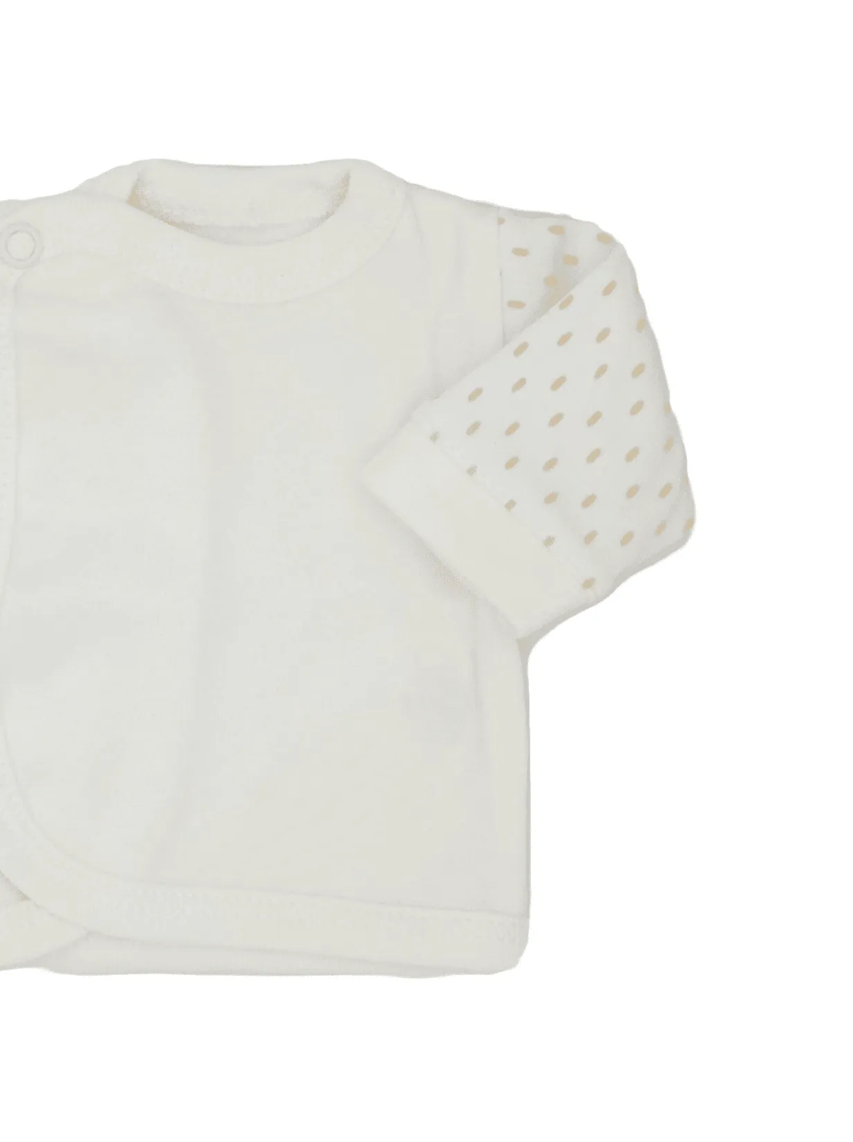 Early Baby Wraparound Top, Cream