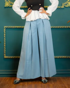 Effortless Wide-Leg Pleated Trousers
