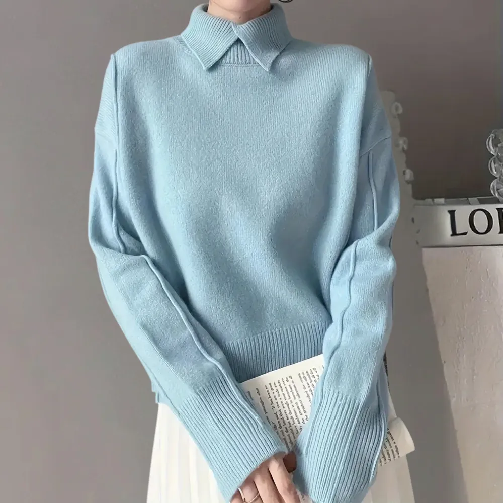 Elegant Kayla Crochet Sweater for Women