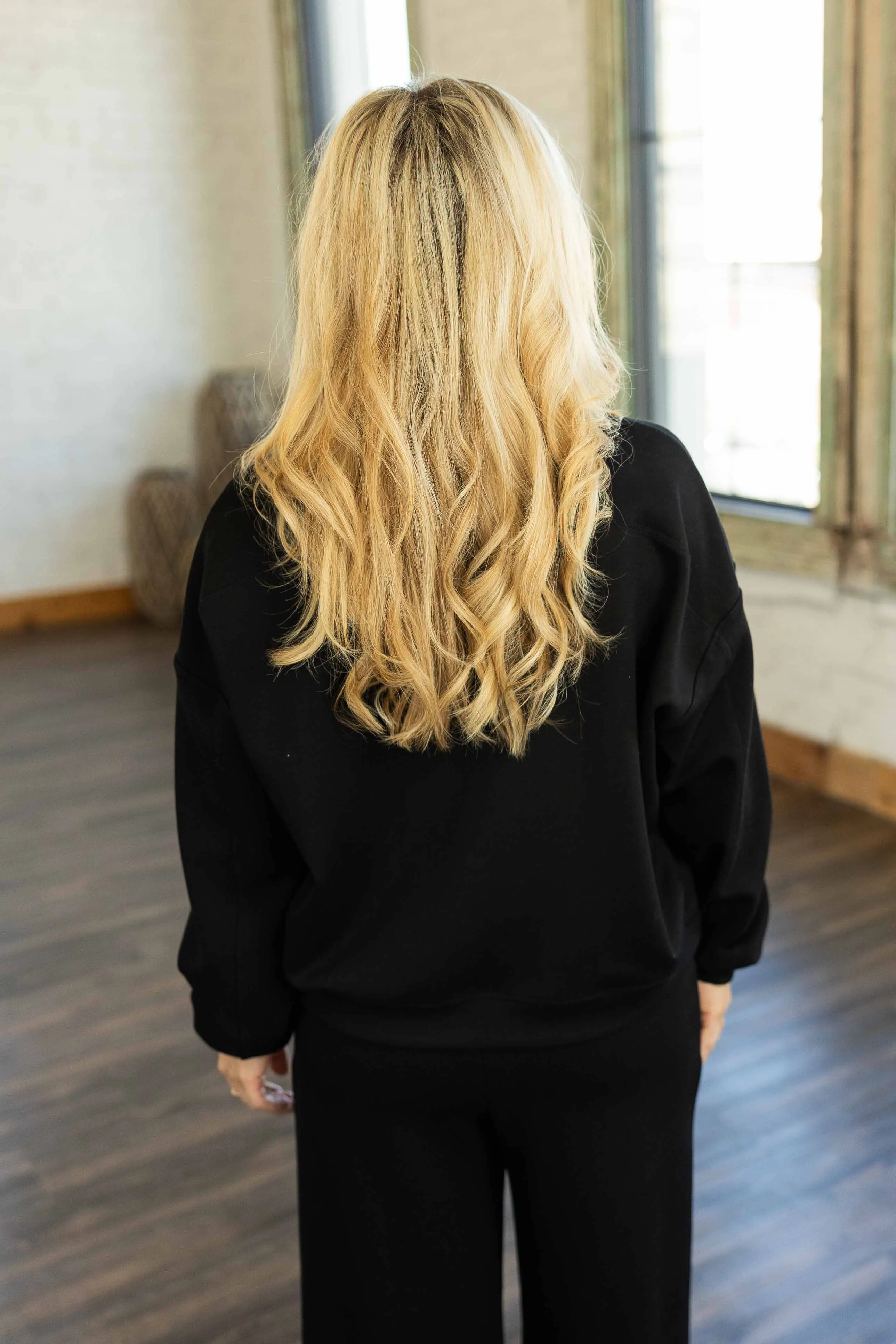 ELISA SCUBA RELAXED SWEATSHIRT
