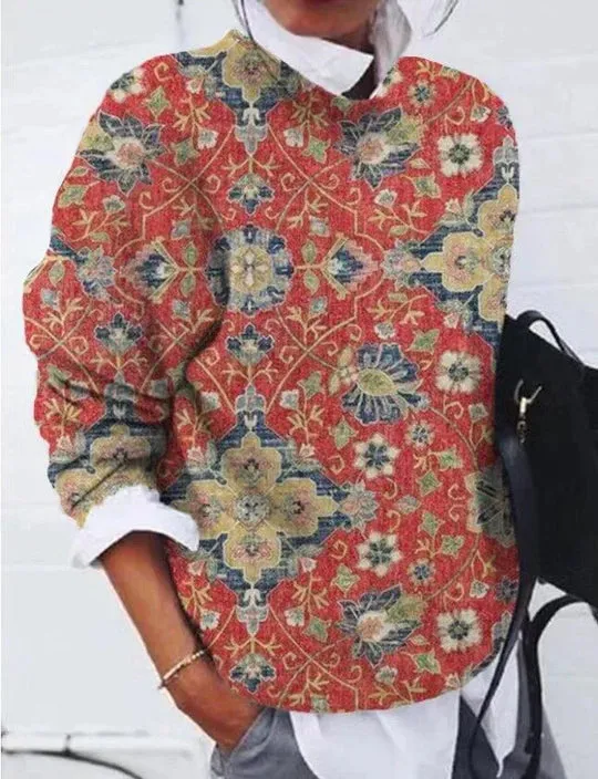 Elsie - floral sweater