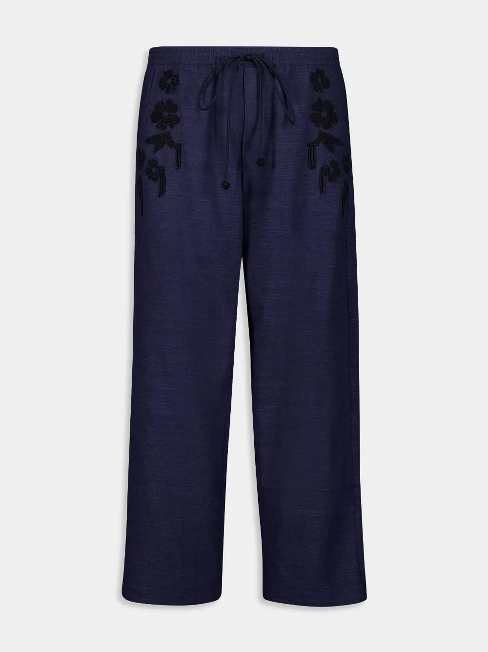 Embroidered Sesame Trousers