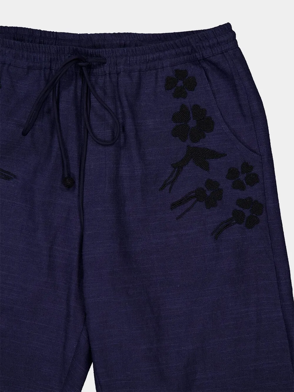 Embroidered Sesame Trousers